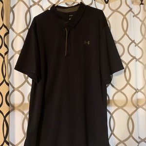 Navy Blue Under armour collared polo shirt